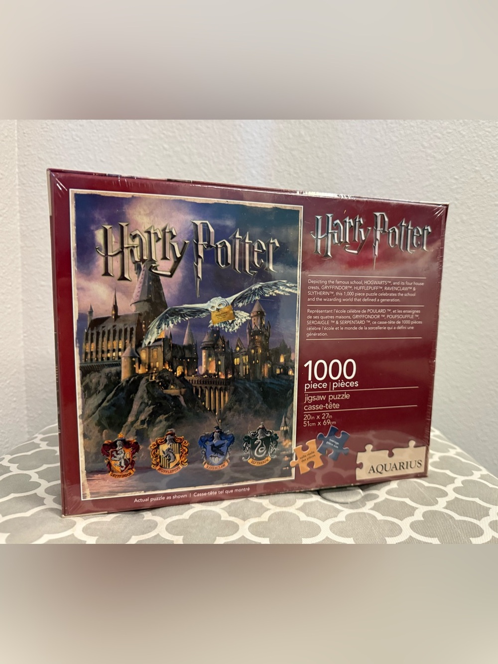 Harry Potter Hogwarts Aquarius 1000 piece Puzzle New/Sealed 20x27 2015
